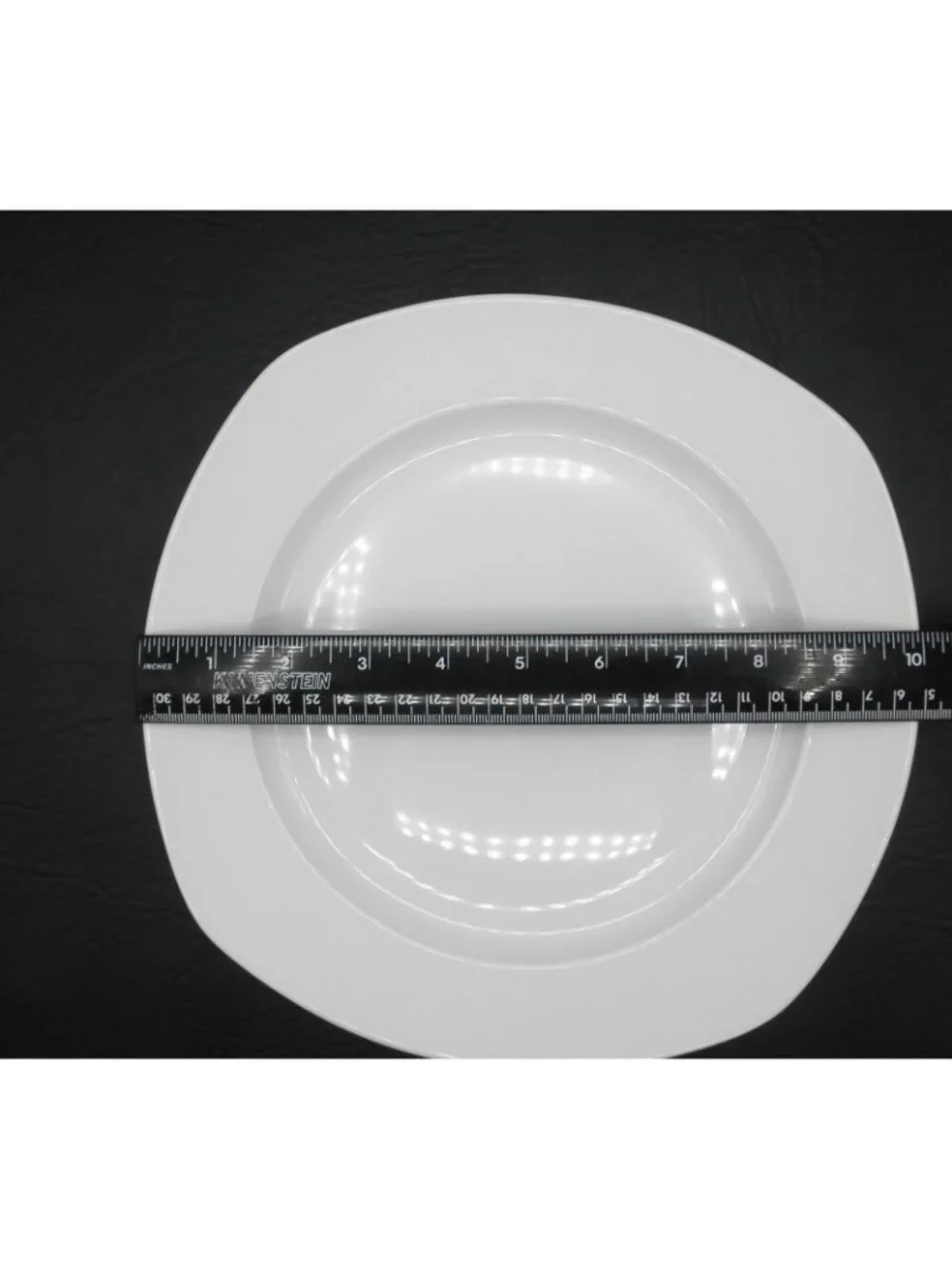 Quad by Tabletops Unlimited 10 Inch Dinner Plate Set of 3 Pattern Code: TAUQUAD - Picture 4 of 5